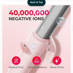 TYMO Rotating Curling Iron 1 Inch - Automatic Curling Wand for 48H Curls